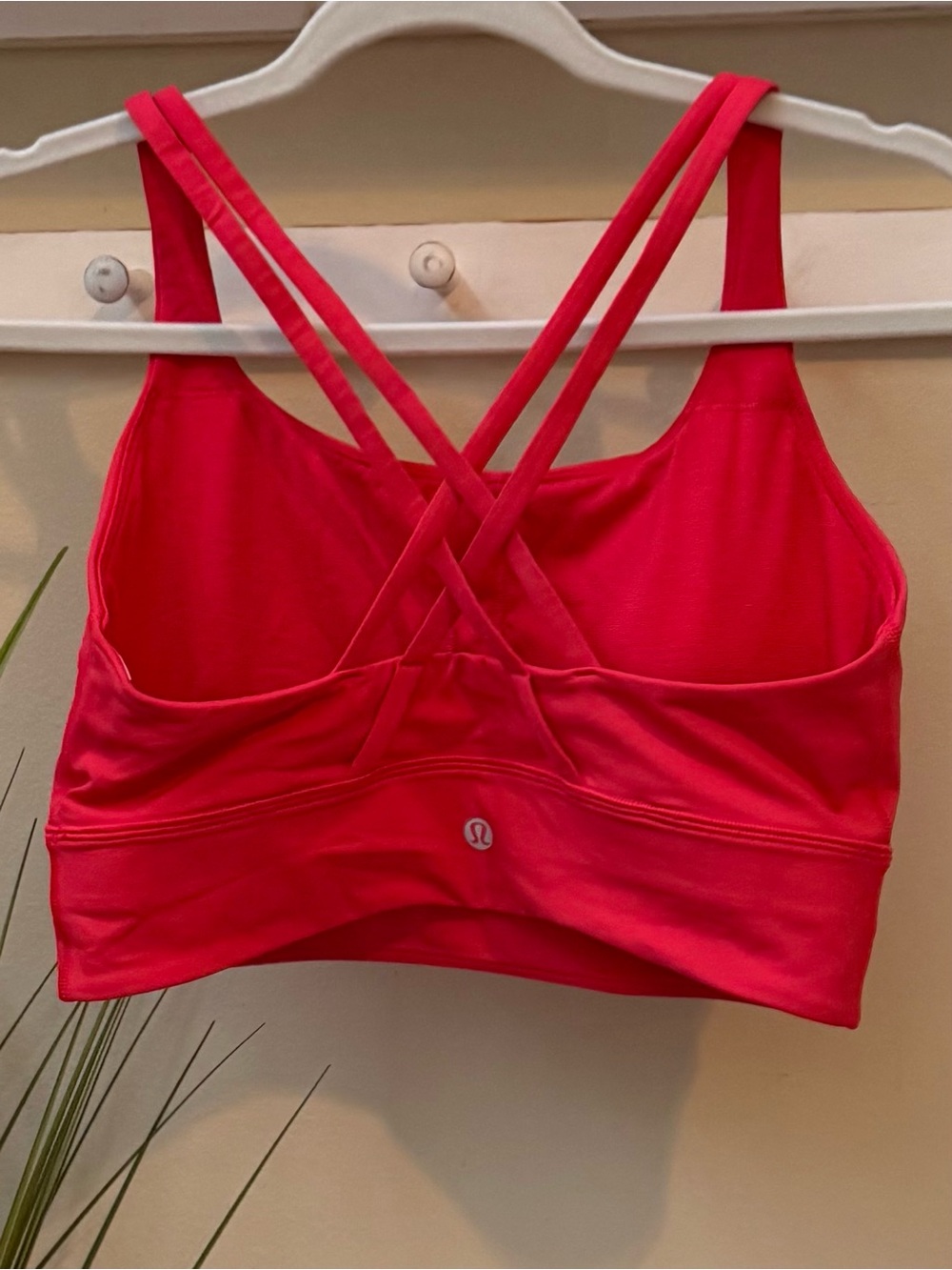 Lululemon Red Pink Energy Size 10 Longline Sports Bra B–D Cups 💎EUC!